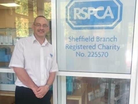 Phillip Morton, fundraiser at the Sheffield RSPCA Animal Centre.