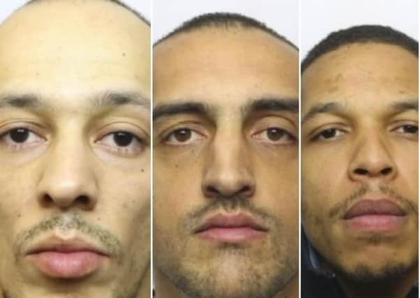 Three men are to be sentenced this week for murder (L-R: Cohen, Gordon and Bryan)