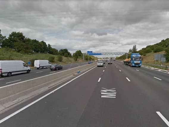 A car and lorry have been involved in a crash on the M1 between Junction 31 and 30 today