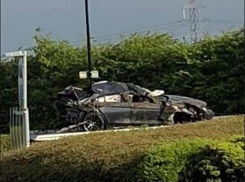 A man died and a woman was left fighting for life after a crash in Doncaster this morning