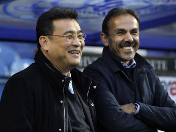Sheffield Wednesday owner Dejphon Chansiri with Owls manager Jos Luhukay