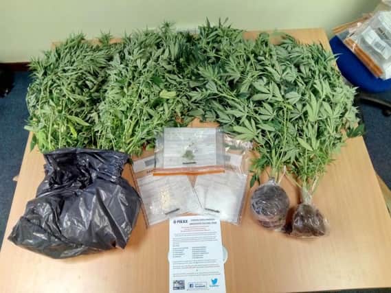Drugs recovered following police raids in the Fox Hill area