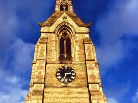 The restored clock tower (Photo: Friends of Burngreave Cemetery).