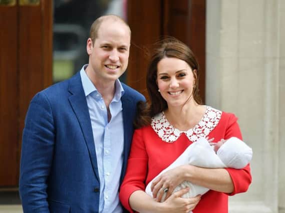 The new Prince has been named Louis Arthur Charles. (Photo: PA).