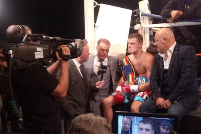 Cameron after his impressive stoppage