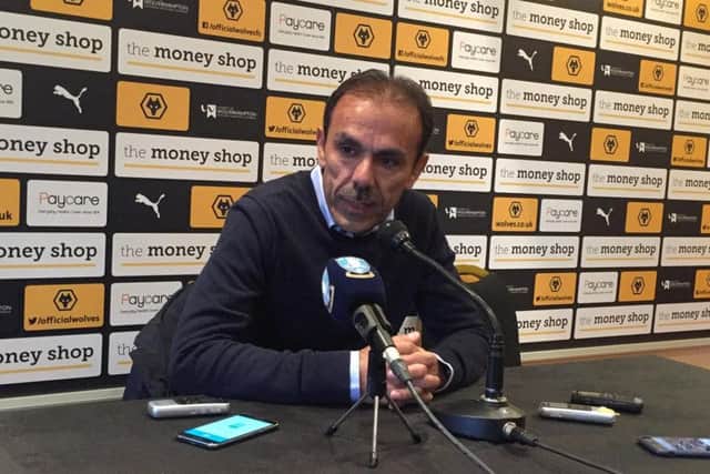 Owls boss Jos Luhukay speaking after his sides draw with Wolves