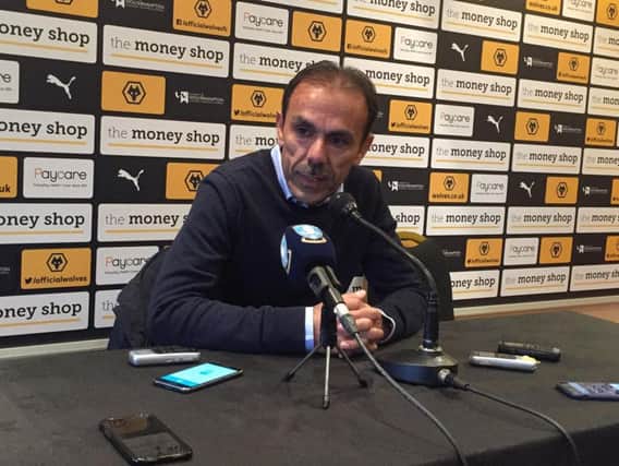 Owls boss Jos Luhukay speaking after his sides draw with Wolves