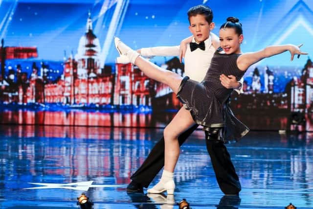 Lexie and Christopher wowed the Britain's Got Talent judges this weekend (Picture: Tom Dymond/SYCO/Thames)