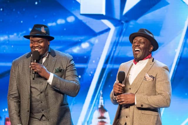 The Ratpackers - Dennis DeMille and Marvin Muoneke also landed four yeses from the BGT judges (Picture: Tom Dymond/SYCO/Thames)