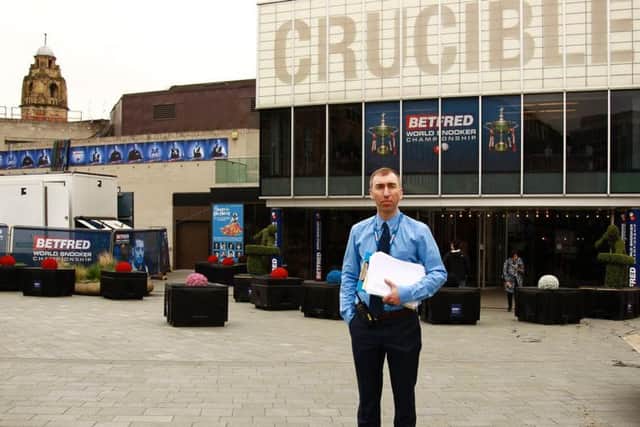 Ivan Hirschowitz, head of media at World Snooker.
IVAN HIRSCHOWITZ, HEAD OF MEDIA, WORLD SNOOKER