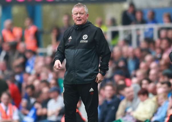 Chris Wilder says Sheffield United must continue to drive themselves forward: Simon Bellis/Sportimage