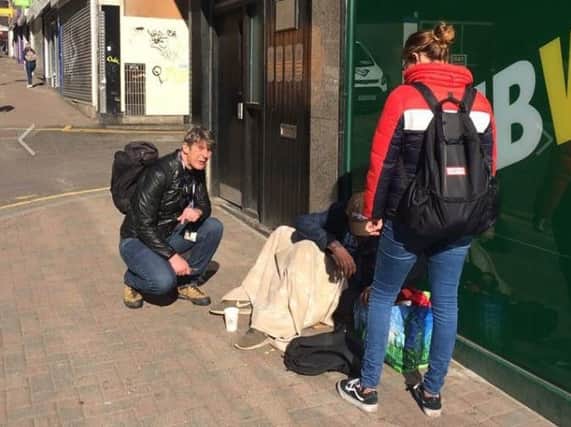 An operation to help Sheffield's homeless has been carried out this week