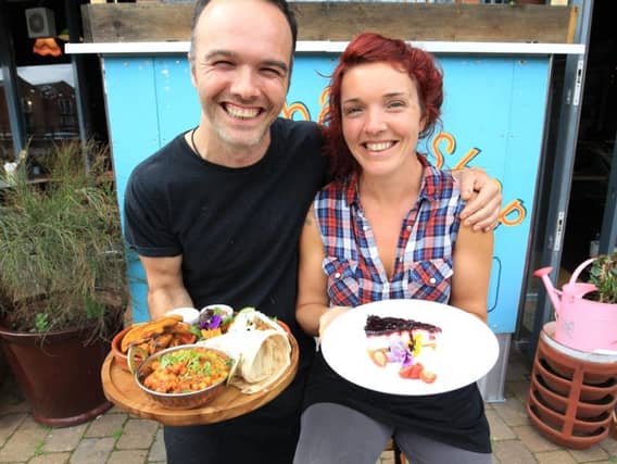 Matt and Melissa Holdsworth of The Bhaji Shop, Thali Cafe