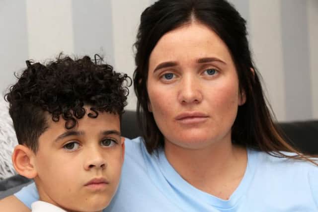 Lauren Ball received a fine of 60, which has now gone up to 120, with her son Rylan Ducker, aged nine