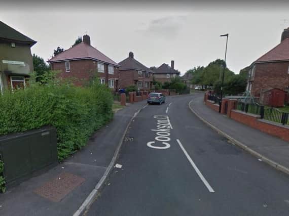 Two men were stabbed in a house in Sheffield yesterday morning