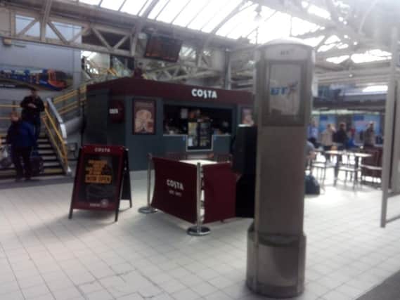 The new branch of Costa in Sheffield.