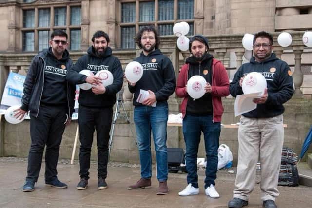 Volunteers from An Nisaha joined to promote the message that Islam say no to Racism