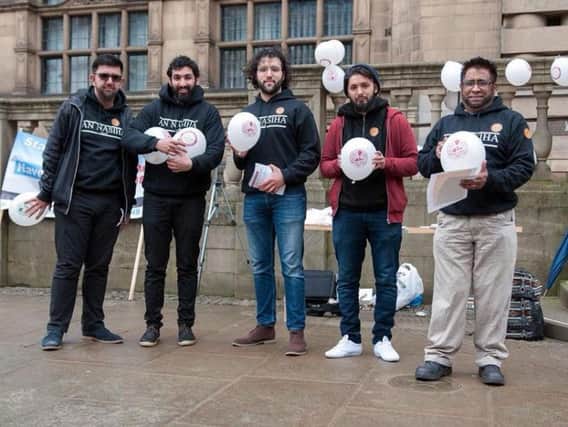 Volunteers from An Nisaha joined to promote the message that Islam say no to Racism