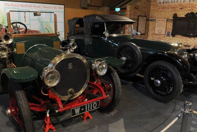 The 1908 and 1920 Sheffield-Simplex cars will stay side-by-side at Kelham Island Museum. Picture: Andrew Roe
