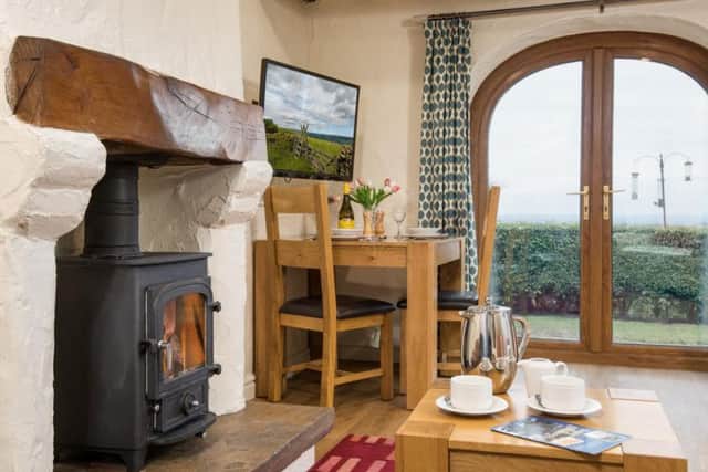 Each cottage is equipped with a wood buring stove