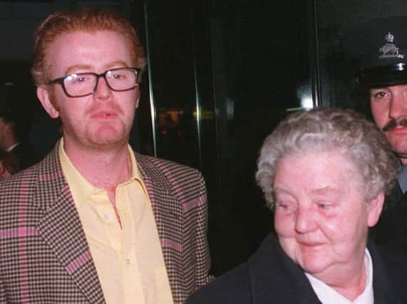 Chris Evans and his mother  - Adam Butler/PA Wire