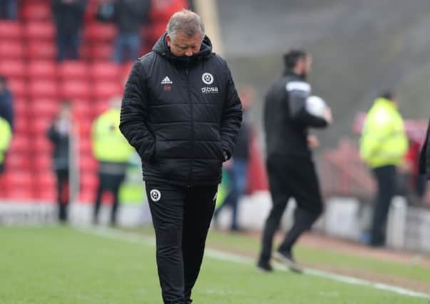 Chris Wilder is frustrated by the situation behind the scenes at Sheffield United: Simon Bellis/Sportimage