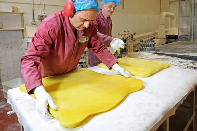 Made in Sheffield - Maxons Sweets, Bradbury Street. Pictured are Peter Frost and John Burton. Picture: Chris Etchells