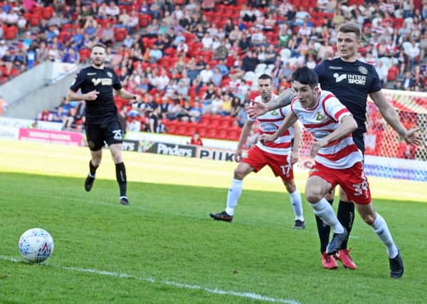 Young left back Danny Amos impressed on only his second senior start against Wigan.
