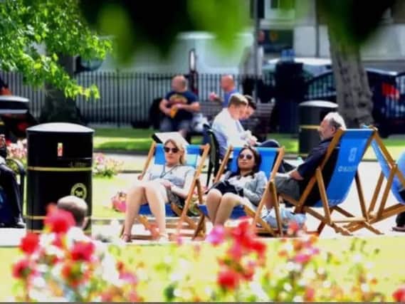 Warm weather is expected in Sheffield this bank holiday weekend