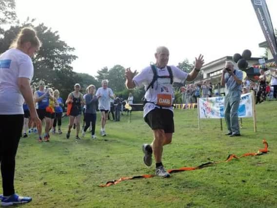 Inspirational pensioner Ray Matthews (pictured)helped to organise the Pawson Rotherham 10K run