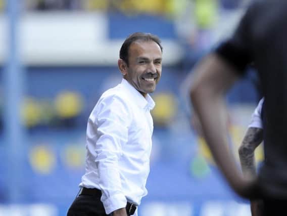 A smiling Jos Luhukay during his side's win over Norwich City