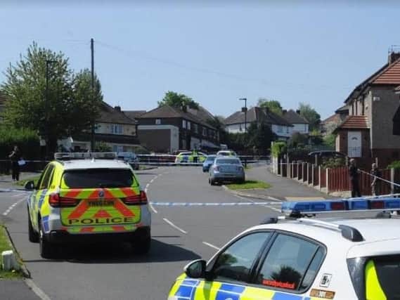 A police cordon is in place following a shooting in Sheffield this morning