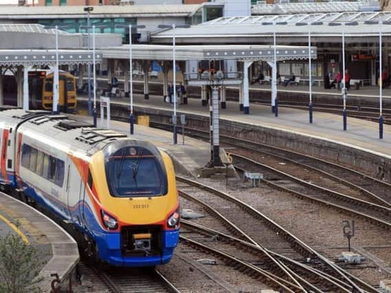 Train services in Sheffield are affected