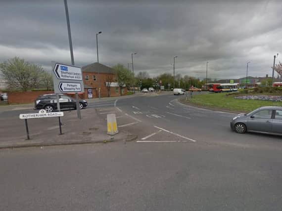 There were concerns for a man on a bridge at Parkgate, Rotherham, this morning