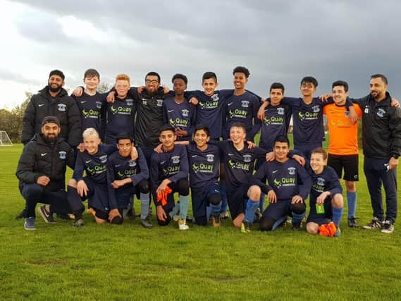 Darnall Football Academy under-14s, who were crowned league champions this season.