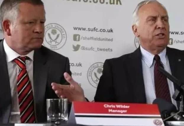 Chris Wilder and Kevin McCabe