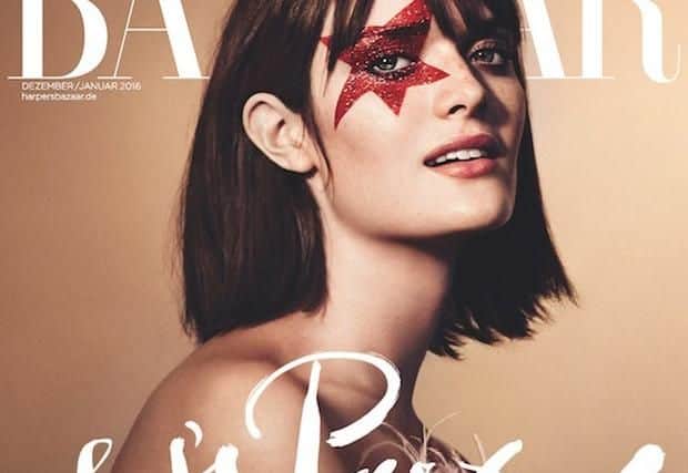 Rollinson has graced the cover of Harper's Bazaar magazine