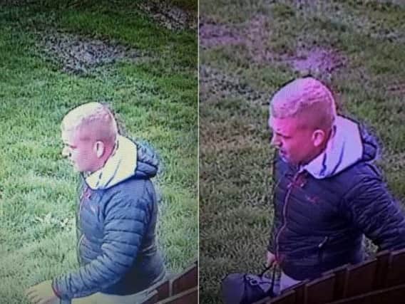 CCTV of man police want to speak to