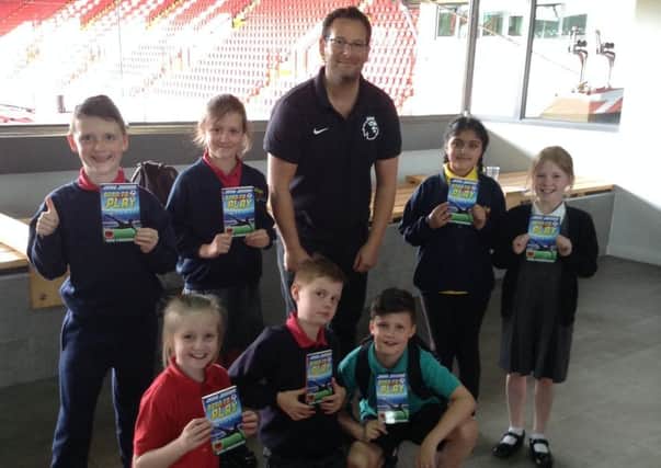Year 4 children from Ballifield Primary School met Dan Freedman the author of the much loved Jamie Johnson books