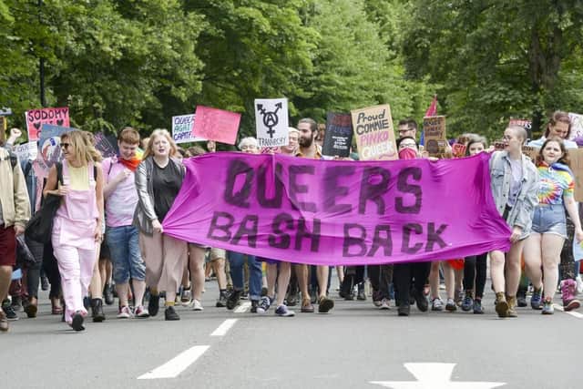 Last year's Sheffield Pride march.