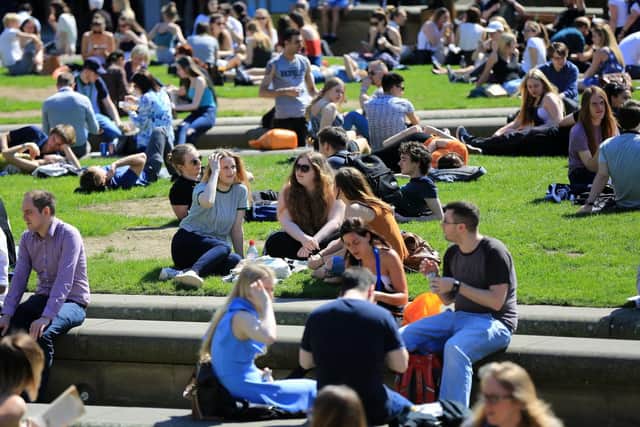 Sheffield has enjoyed a fortnight of dry, sunny weather.