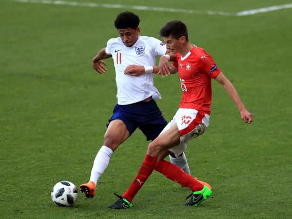 Xavier Amaechi scored to put England into the European U17 Championship semi-final