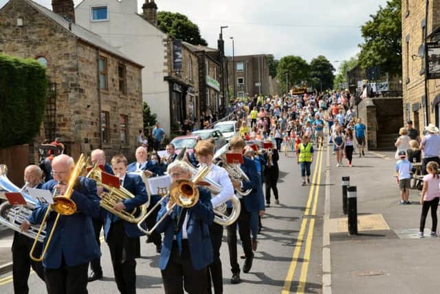 A procession as part of Oughtibridge Gala.