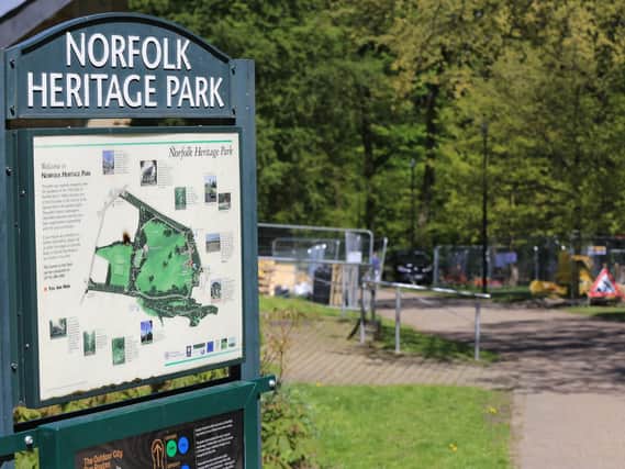 Norfolk Heritage Park in Sheffield, where a new playground is being created. Picture: Chris Etchells