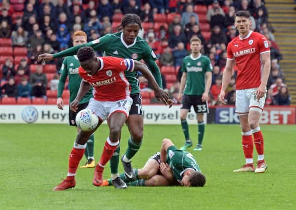 Andy Yiadom's contract expires at Barnsley this summer
