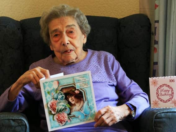 Madeline Dye has celebrated her 106th birthday