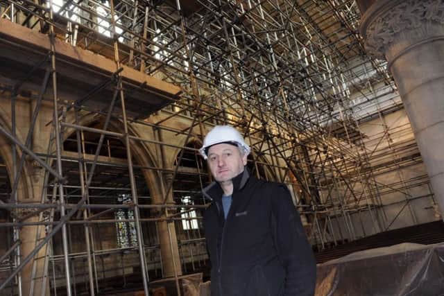 Verger Steve Dugdale inside St John's Church, Ranmoor. Picture: Steve Ellis