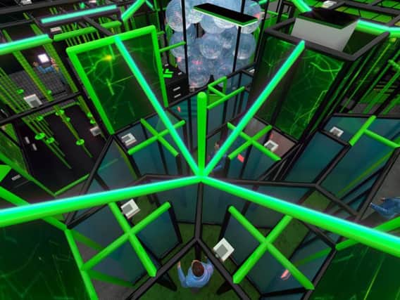 The game will be installed as part of the Flip Out trampoline park.