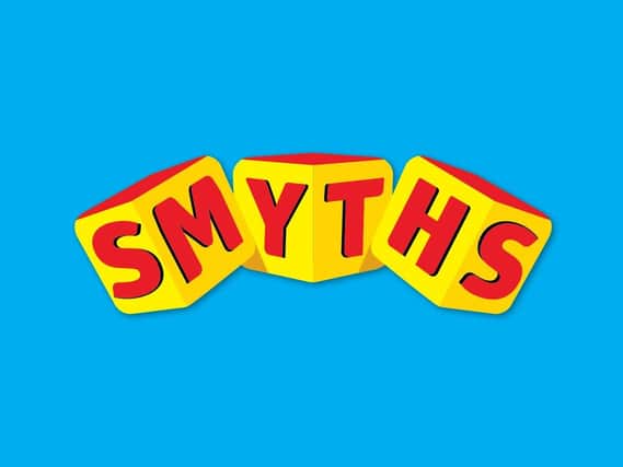 The toy giveaway is at Smyths this weekend.