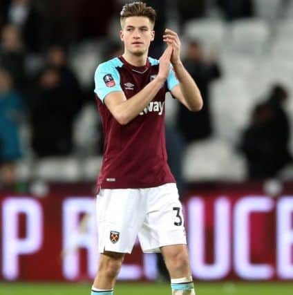 West Ham United's Reece Burke is a target for Sheffield Wednesday. Nigel French/PA Wire.